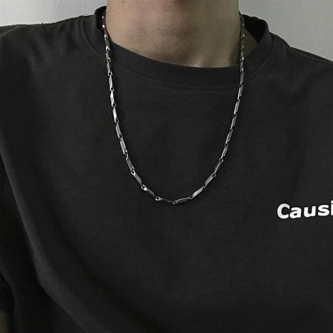 Dây chuyền nam vòng cổ Xích Trơn Thời Trang Basic nam nữ unisex Titan màu bạc đẹp không gỉ - Xích Trơn
