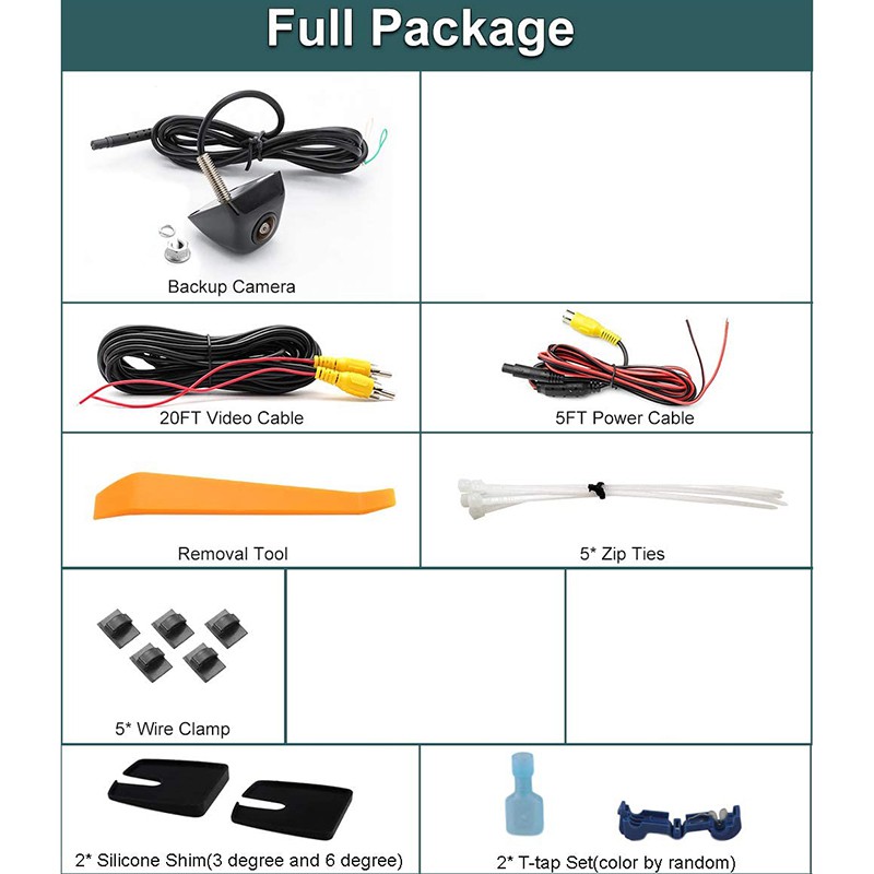 Camera Chiếu Hậu Hd 720p 170 Độ Cho Xe Hơi | BigBuy360 - bigbuy360.vn