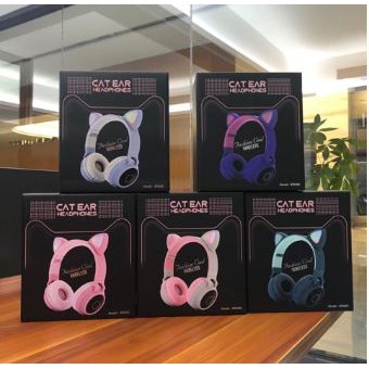 [FULLBOX ] Tai Nghe Tai Mèo HEADPHONE CATEAR Model BT028C Bluetooth 5.0 Chống Ồn, Bass Chắc, Êm Tai | BigBuy360 - bigbuy360.vn
