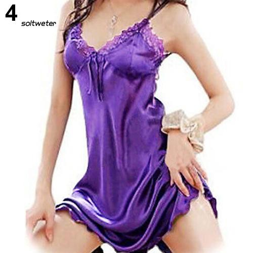 Đầm ngủ phối ren thời trang cho nữ