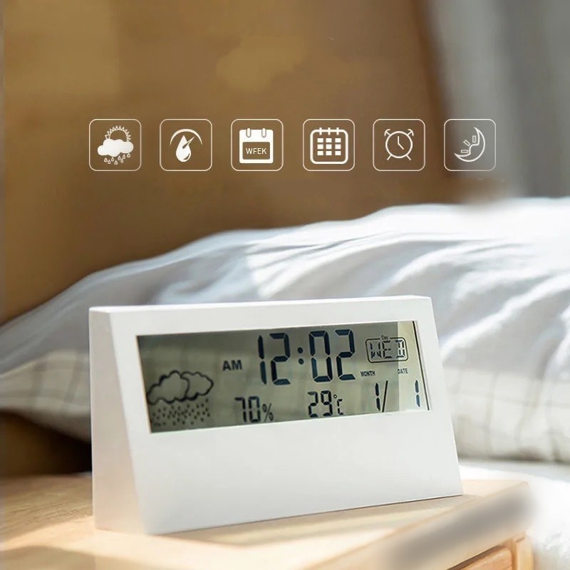 Đồng hồ điện tử thiết kế đơn giản sáng tạo để bàn cho trẻ em
