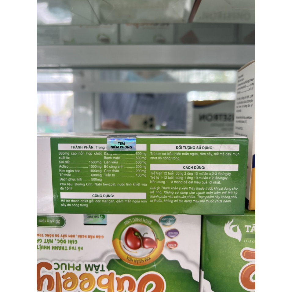 Thạch Jubeely Tâm Phúc - Hỗ Trợ Thanh Nhiệt, Giải Độc Mát Gan Giảm Mẩn Ngứa Do Nóng Trong Người