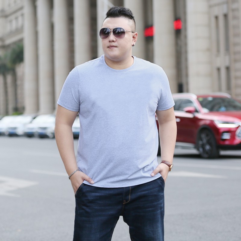 Áo Thun Nam BigSize Cổ Tròn Tay Ngắn từ 80kg - 105kg, Vải Cotton Thoáng Mát | BigBuy360 - bigbuy360.vn