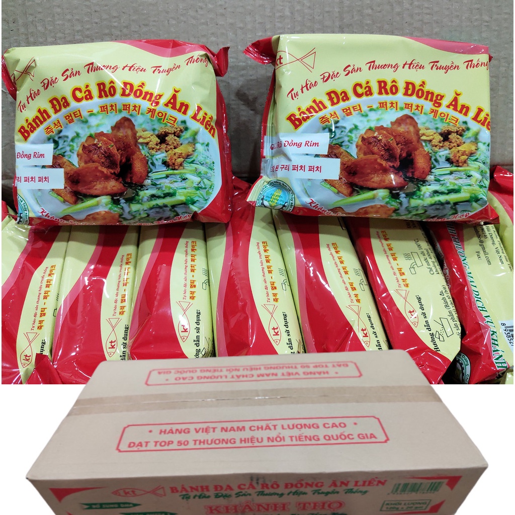 Bánh đa cá rô đồng ăn liền KHÁNH THỌ - Top 50 thương hiệu nổi tiếng Đất Việt năm 2019 | BigBuy360 - bigbuy360.vn