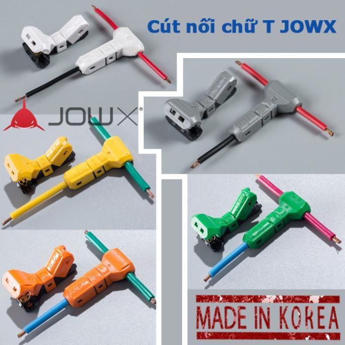 Cút nối dây điện hàn quốc Jowx cút nối chữ T T1 T2 T3 T4 T5