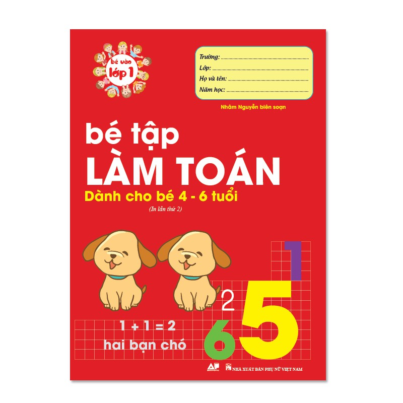 Sách - Bé Tập Làm Toán 4 - 6 Tuổi | BigBuy360 - bigbuy360.vn