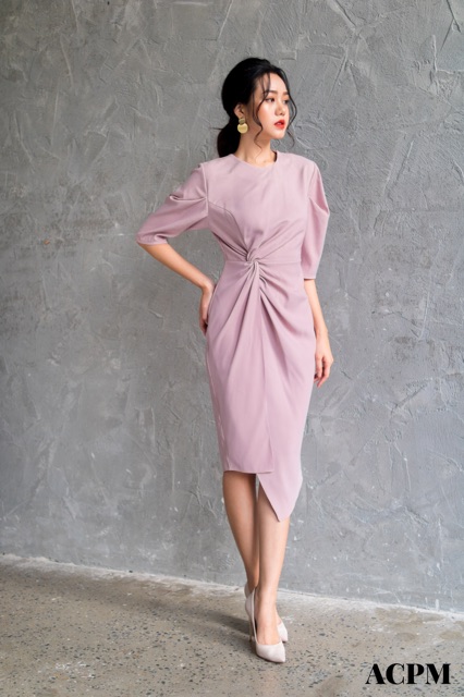 Bonita Dress / Váy xoắn eo cổ tròn | BigBuy360 - bigbuy360.vn