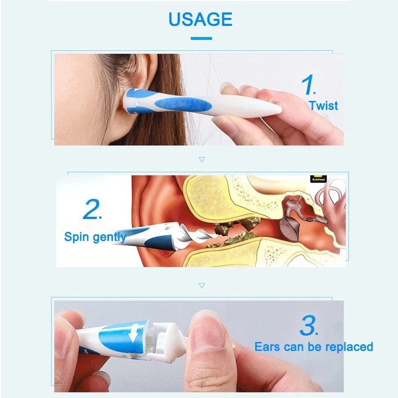 Set 16 Dụng Cụ Lấy Ráy Tai Bằng Silicon Chuyên Dụng