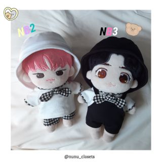 [ OUTFIT DOLL ] Set Áo Nơ 15cm , 20cm