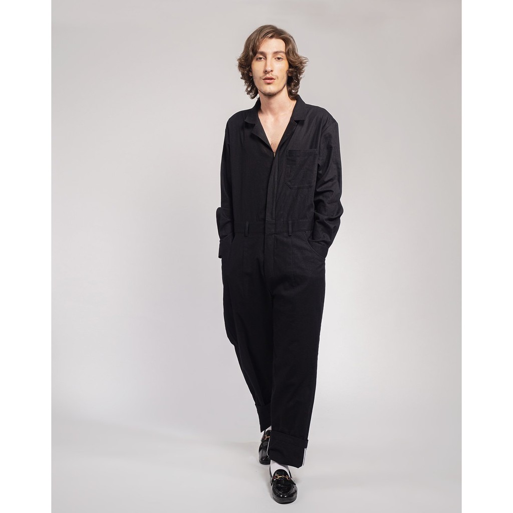 Jumpsuit Yvette Libby N'guyen Paris, Voyager, Nam, Màu Đen