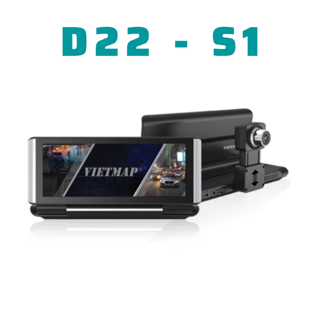 Camera Hành Trình Vietmap D22 - Dẫn Đường S1- Điều Khiển Giọng Nói - Giám Sát Xe Từ Xa - ADAS - Ghi Hình Kép