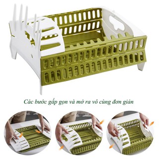RỔ ÚP CHÉN BÁT GẤP GỌN