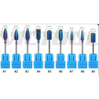 Đầu mài móng tay chân titan 7 màu