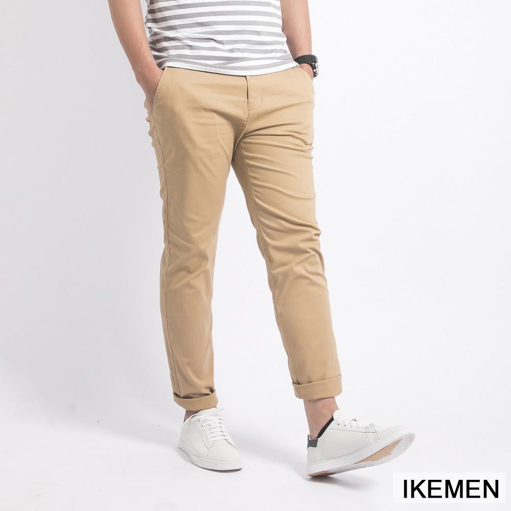 Quần kaki nam Ikemen cao cấp ống côn dáng thể thao trẻ trung năng động .QK01