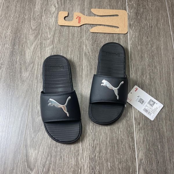 [CHÍNH HÃNG] DÉP PUMA COOL CAT ĐEN ĐỎ - *BLACK/RED LOGO* - Code: 371023 02