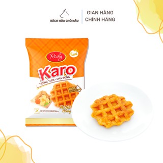 SIÊU RẺ Bánh Richy KARO Chà Bông Phô Mai Hoàng Kim làm từ Trứng Tươi 26G/Gói [Date Mới]