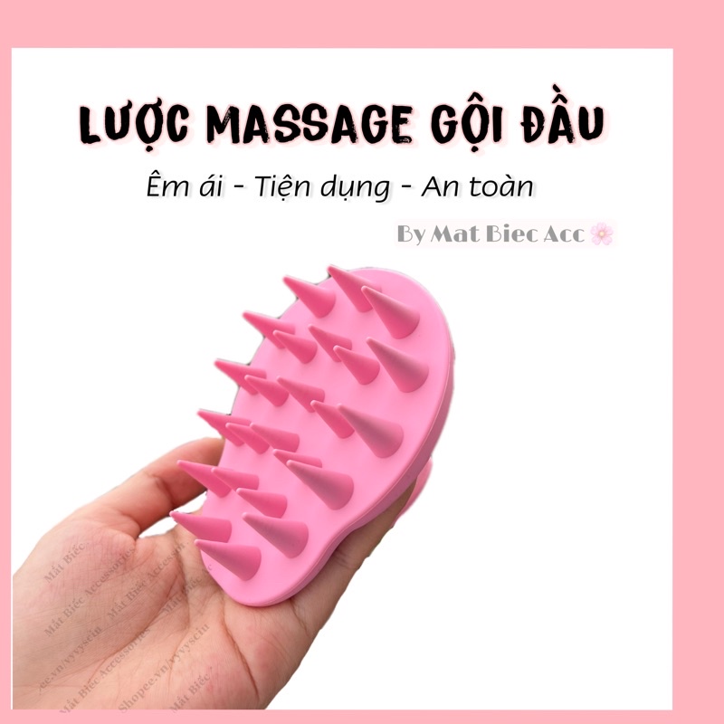 Lược gội đầu massage Muji / Dụng cụ massage đầu các loại