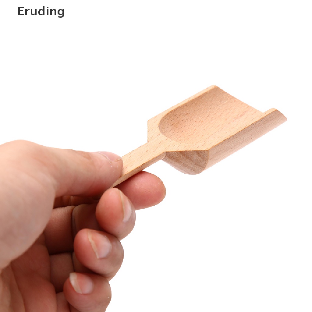 1 Muỗng Gỗ Mini Múc Trà / Cà Phê / Muối Tắm / Gia Vị Tiện Dụng
