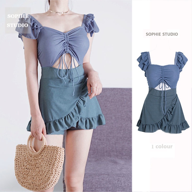 One Bộ Đồ Bơi Một Mảnh Ôm Eo Thời Trang Mùa Hè Quyến Rũ Cho Nữ