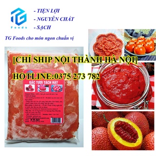 Gấc tươi tách hạt nguyên chất nấu xôi gấc, bánh gấc, tạo màu bánh xu xuê, mứt [1kg]
