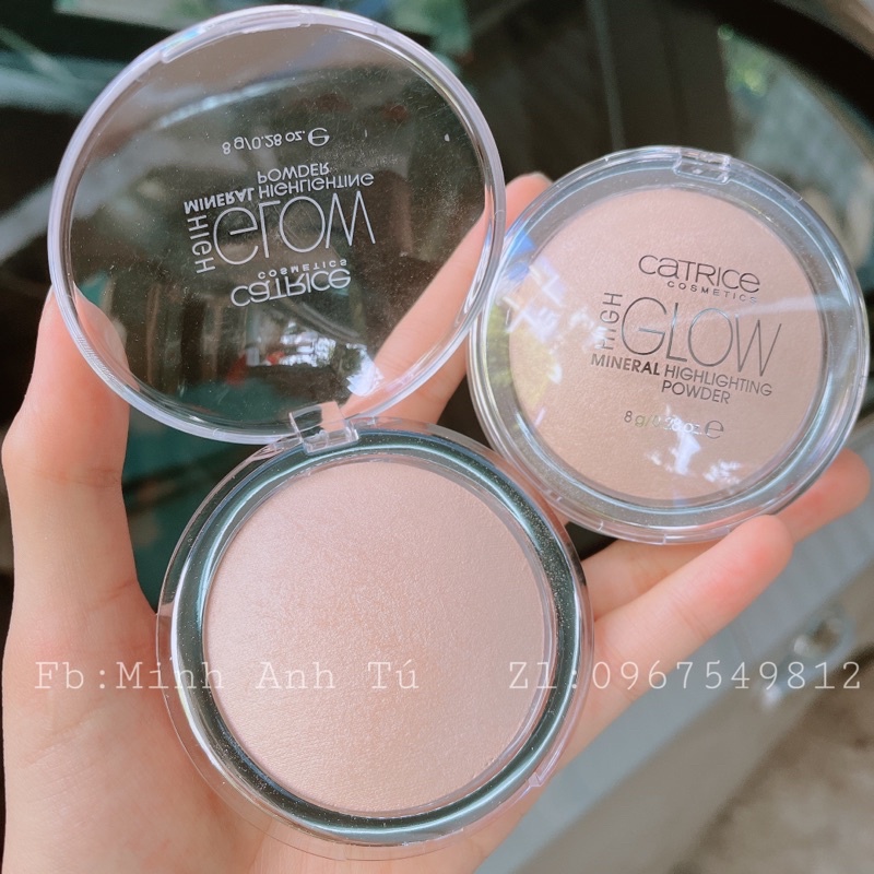 Phấn Highlight Bắt Sáng Catrice High Glow Mineral Highlighting 8g [Chính Hãng]