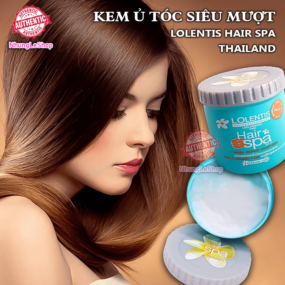 Auth Kem ủ tóc thần thánh siêu mượt LOLENTIS 500g Thái Lan