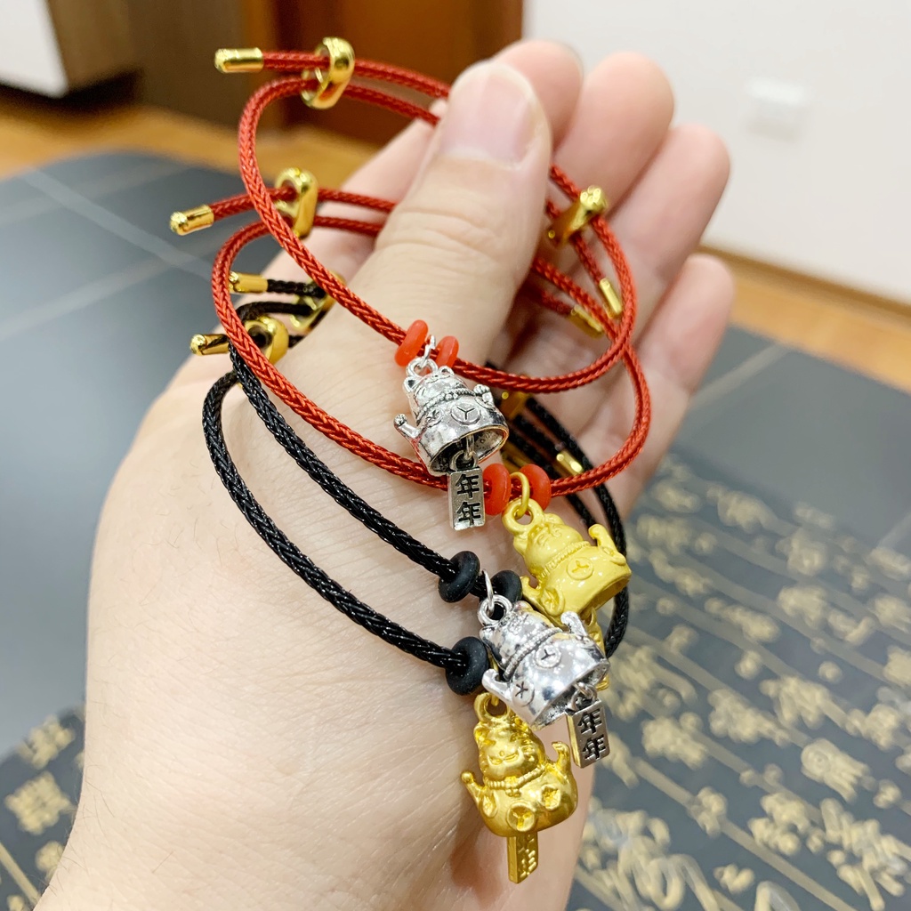 GIÁ SỈ  Vòng tay cước cứng đeo charm Loại 1 [TẶNG CHẶN CAO SU] PH711