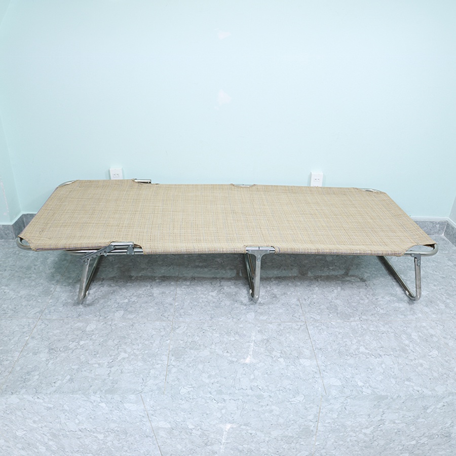 Giường xếp Inox VIP lưới thổ cẩm Võng Xếp Thảo Điều