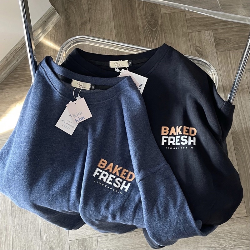 Áo Sweater Baked - Áo nỉ không mũ V3 - “Baked Fresh”