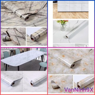 Giấy dán bếp vân đá 5M khổ 60cm keo sẵn, giay dan nha bep nha tam