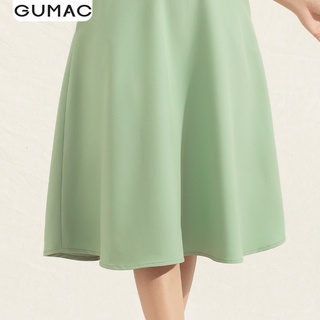 Đầm nữ tay phồng dập ly DA1175 GUMAC
