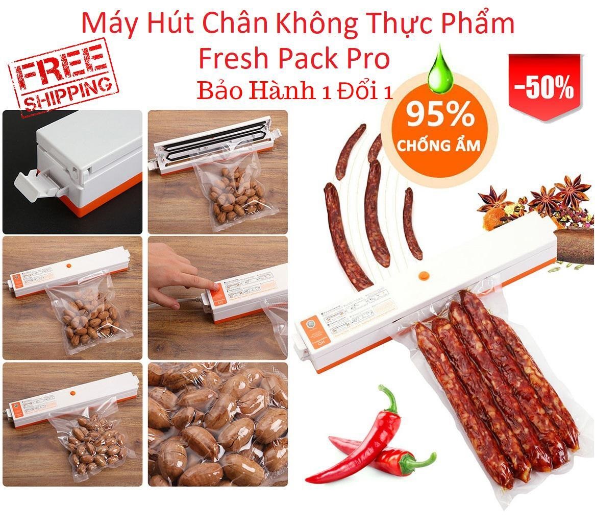 Máy Hút Chân Không Fresh Pack Pro MINI Gia Đình + Hàng Chuẩn + Công Nghê Nhật Bản + Hút Xong Tự Động Hàn Miệng Túi