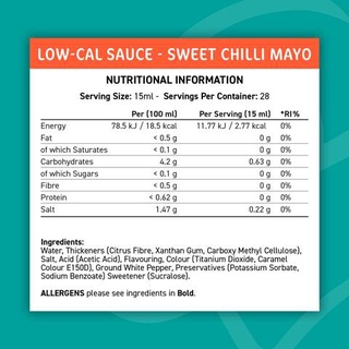 Sale xả kho sample fit cuisine low calorie sauce 15 gram-chính hãng-gia vị - ảnh sản phẩm 6