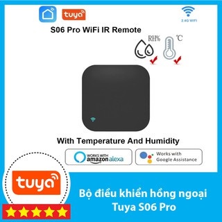 ĐIỀU KHIỂN HỒNG NGOẠI TUYA SMARTLIFE S06/S06 PRO (tích hợp cảm biến độ ẩm và cảm biến nhiệt độ)