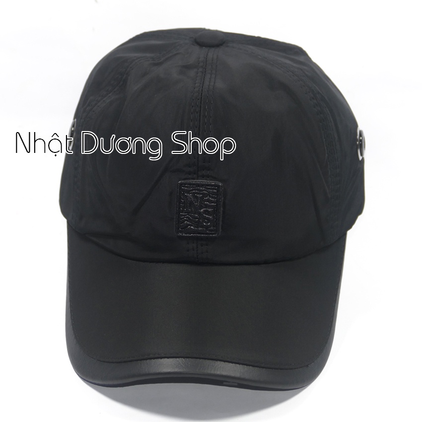 Nón kết dù logo chữ NS, sò to đẹp mắt - chất liệu vải dù thoáng mát phù hợp cho mọi người