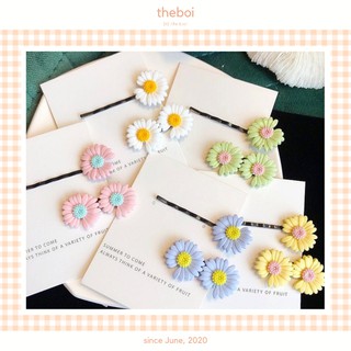 Set Kẹp Tóc Hoa Cúc 2 Chi Tiết Dễ Thương