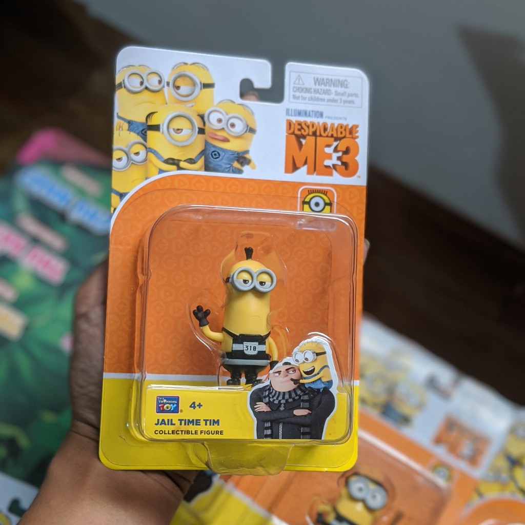 Combo 3 Đồ chơi Minion Bất Kỳ Đồ chơi Bộ Sưu Tập Minions Despicable Me 3 ( Kẻ Cắp Mặt Trăng 3) Nhựa An Toàn Hàng Nhập Mỹ