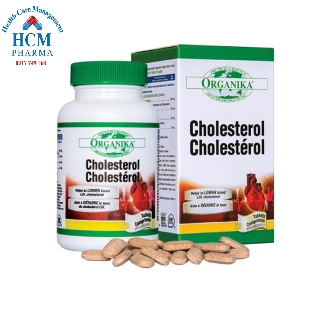 Viên Uống Giảm Mỡ Máu ORGANIKA CHOLESTEROL 60V nhập khẩu Canada KAT04