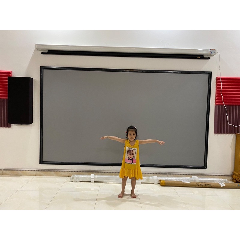 100" - Màn chiếu tương phản cao V6+ khung viền 5cm
