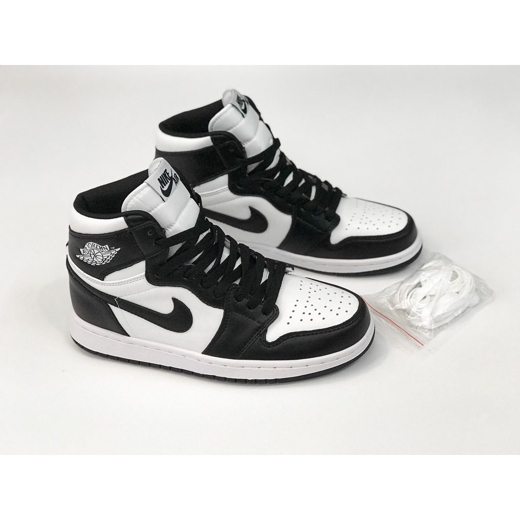 Giày Jd1 high black white nam nữ mới cao cấp êm bền đẹp thể thao,hợp thời trang ( đen trắng- Full box- tặng vớ)