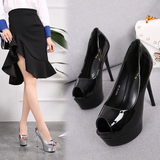 [ Hàng order ] giày cao gót nữ đế đúp 12cm
