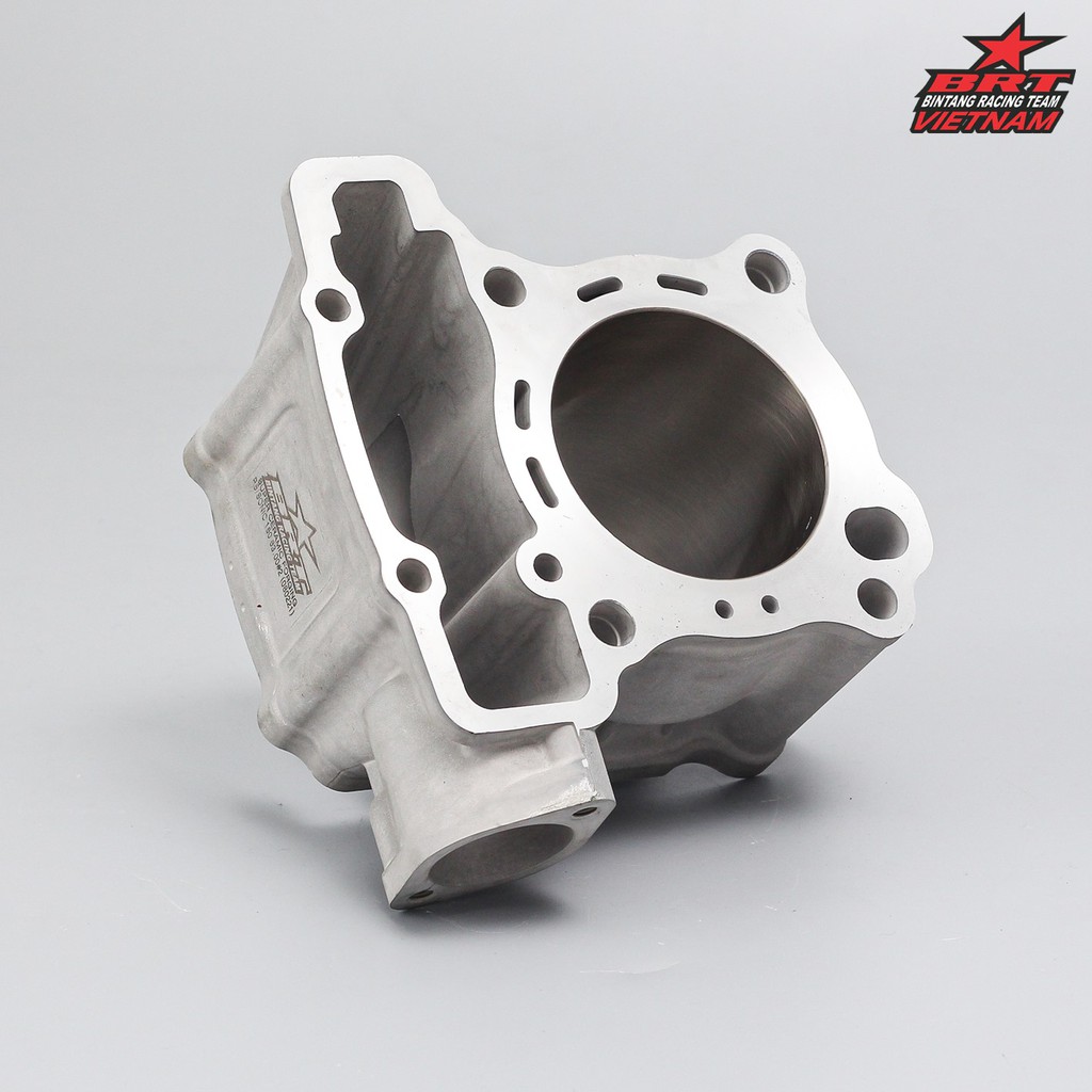 Lòng nhôm nén BRT mạ Ceramic + Piston BRT 63mm Sonic/ Winner/ CBR150 - Hàng chính hãng