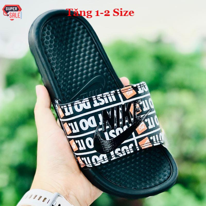 Dép nike nk quai ngang thể thao nam nữ mk in Nike JDI đen, tem tag mac đây đủ ❤️form nhỏ chọn tăng 1 size❤️