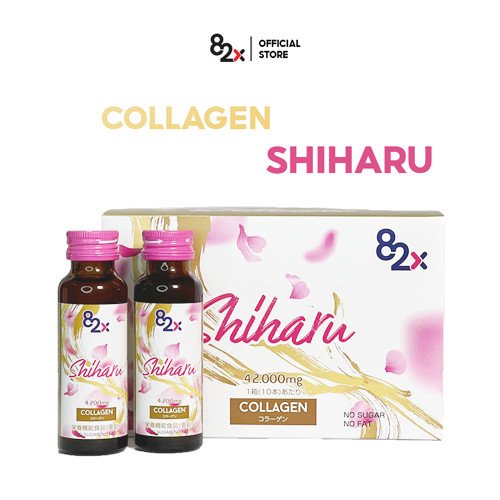 82X Nước uống COLLAGEN SHIHARU làm đẹp da , cấp ẩm đến từ Nhật Bản 50ml/lọ.