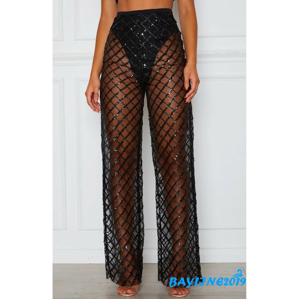 Quần Dài Nữ Vải Mỏng Quyến Rũ