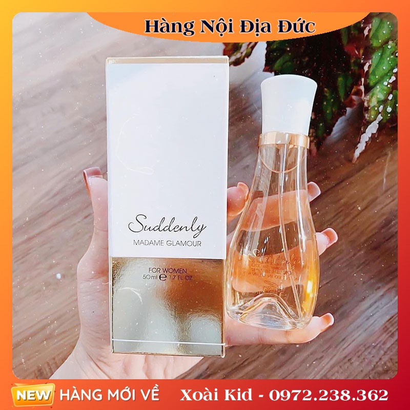 Nước hoa nữ thơm lâu Suddenly của Đức - Nội địa Đức Đủ Bill