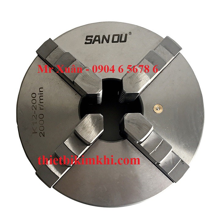 Mâm cặp 4 chấu 200mm K12-200