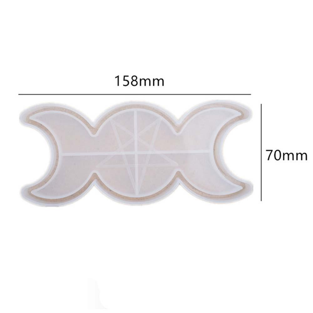 Khuôn Silicone Làm Bánh Thủ Công Hình Mặt Trăng / Mặt Trời