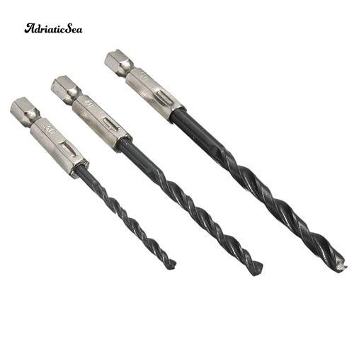 Bộ 15 Mũi Khoan Thép Gió Bọc Titanium Kích Thước 3 4 5Mm Hexshank