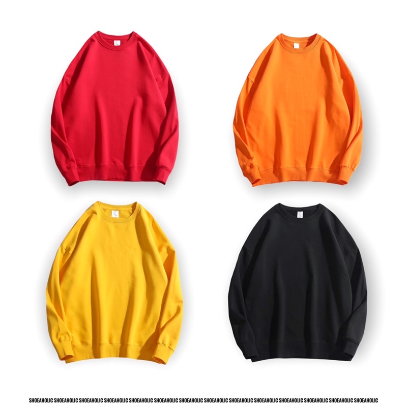 (Có sẵn) Áo Sweater trơn (Inb trước khi đặt hàng)